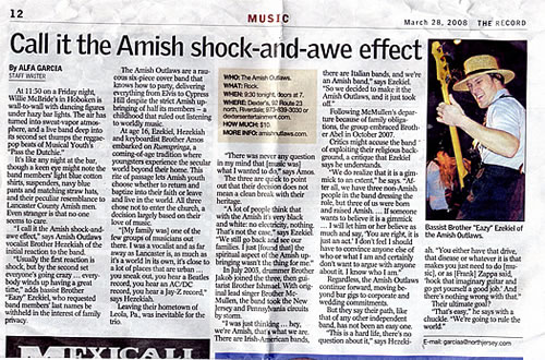 Amish Outlaws in The Record